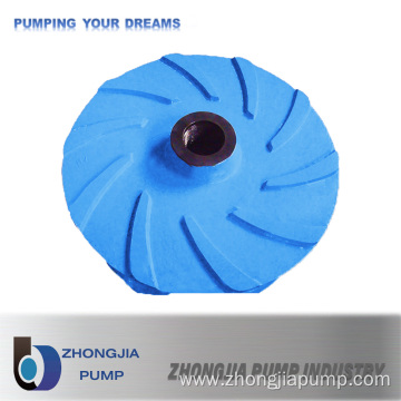 vertical slurry pump rubber impeller